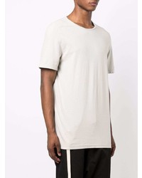 T-shirt à col rond blanc Rick Owens DRKSHDW