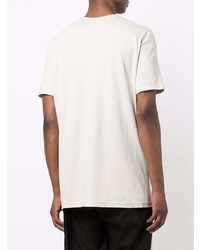 T-shirt à col rond blanc Rick Owens DRKSHDW