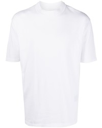 T-shirt à col rond blanc Salvatore Santoro