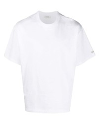 T-shirt à col rond blanc Sandro