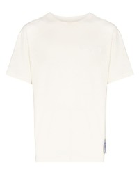 T-shirt à col rond blanc Satisfy