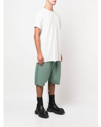 T-shirt à col rond blanc Rick Owens DRKSHDW