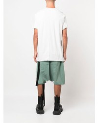 T-shirt à col rond blanc Rick Owens DRKSHDW