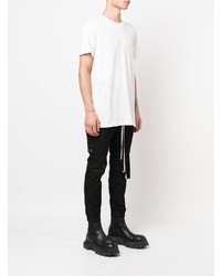 T-shirt à col rond blanc Rick Owens DRKSHDW