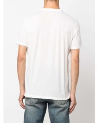 T-shirt à col rond blanc Tom Ford