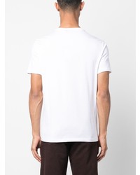 T-shirt à col rond blanc Ralph Lauren Purple Label
