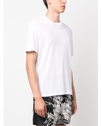 T-shirt à col rond blanc Amiri