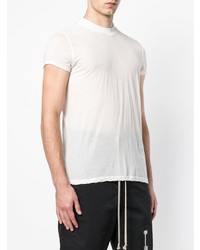 T-shirt à col rond blanc Rick Owens DRKSHDW