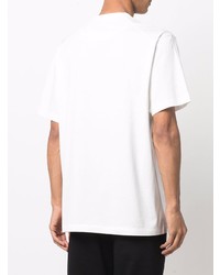 T-shirt à col rond blanc Y-3