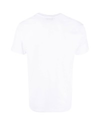 T-shirt à col rond blanc Emporio Armani