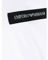 T-shirt à col rond blanc Emporio Armani