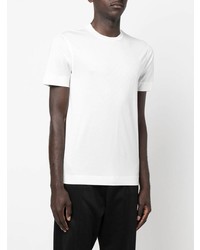 T-shirt à col rond blanc Emporio Armani