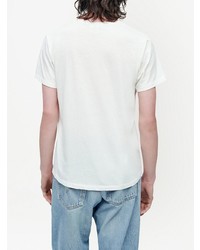 T-shirt à col rond blanc RE/DONE