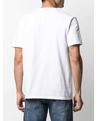 T-shirt à col rond blanc Fortela