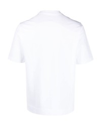 T-shirt à col rond blanc Circolo 1901