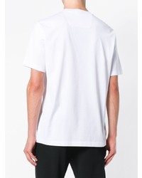 T-shirt à col rond blanc Z Zegna