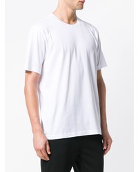 T-shirt à col rond blanc Z Zegna