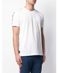 T-shirt à col rond blanc Alpha Industries