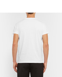 T-shirt à col rond blanc Jil Sander