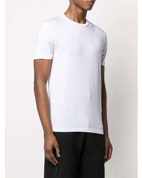 T-shirt à col rond blanc Emporio Armani