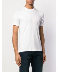 T-shirt à col rond blanc Emporio Armani