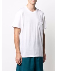 T-shirt à col rond blanc Low Brand