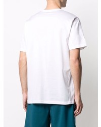 T-shirt à col rond blanc Low Brand