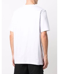 T-shirt à col rond blanc MSGM