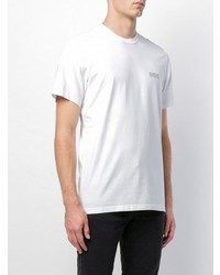 T-shirt à col rond blanc Barbour