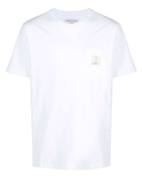 T-shirt à col rond blanc Societe Anonyme
