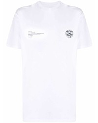 T-shirt à col rond blanc Soulland