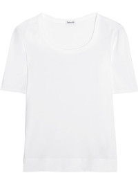 T-shirt à col rond blanc Splendid