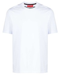 T-shirt à col rond blanc Sprayground