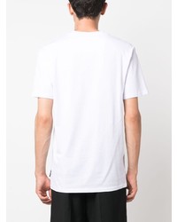 T-shirt à col rond blanc Philipp Plein