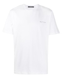 T-shirt à col rond blanc Stampd