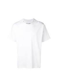 T-shirt à col rond blanc Stampd
