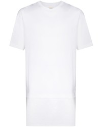 T-shirt à col rond blanc Stefan Cooke