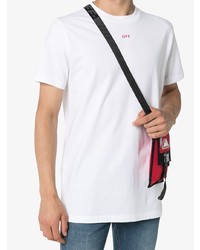 T-shirt à col rond blanc Off-White