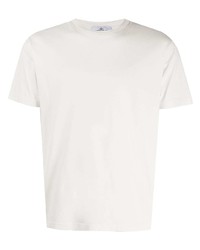 T-shirt à col rond blanc Stone Island