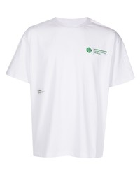 T-shirt à col rond blanc Students