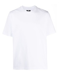 T-shirt à col rond blanc Stussy