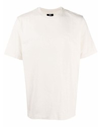 T-shirt à col rond blanc Stussy