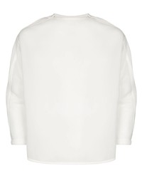 T-shirt à col rond blanc Sulvam