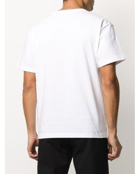 T-shirt à col rond blanc Bottega Veneta