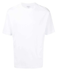 T-shirt à col rond blanc Sunspel