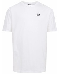 T-shirt à col rond blanc Supreme