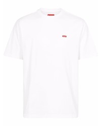 T-shirt à col rond blanc Supreme