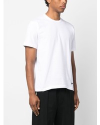 T-shirt à col rond blanc Black Comme Des Garçons