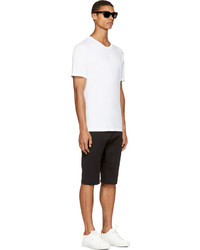 T-shirt à col rond blanc Alexander Wang