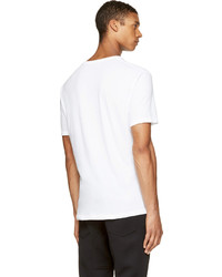 T-shirt à col rond blanc Alexander Wang